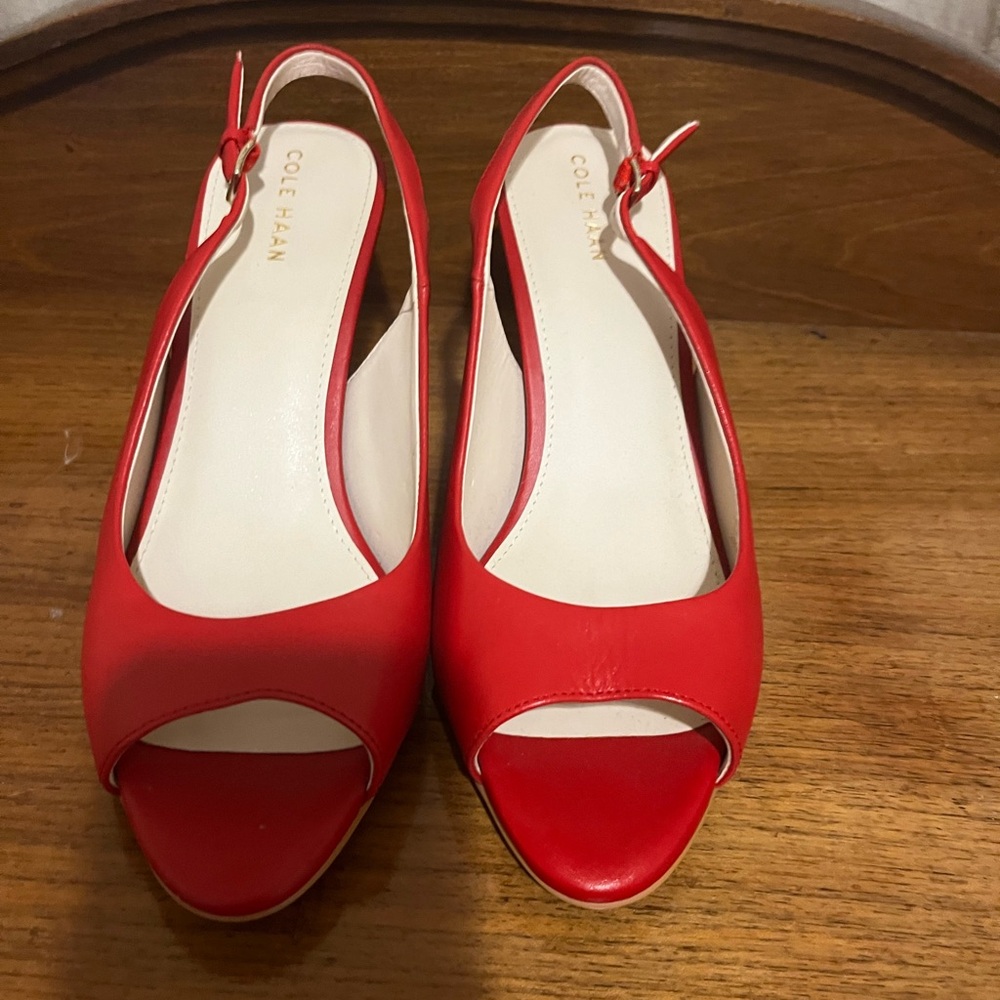 Cole Hann Open Toe Heel